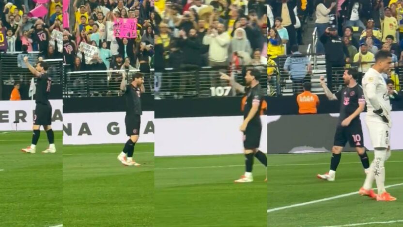 Lionel Messi se burló del América con peculiar gesto tras anotarles gol