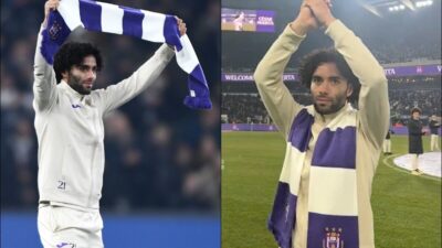 Chino Huerta fue recibido como estrella en el Estadio del Anderlecht: 'Bienvenido a tu nueva casa'