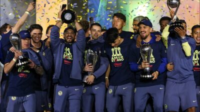 Así se vivió el festejo por el Tricampeonato del América; celebraron a lo grande en el Azteca
