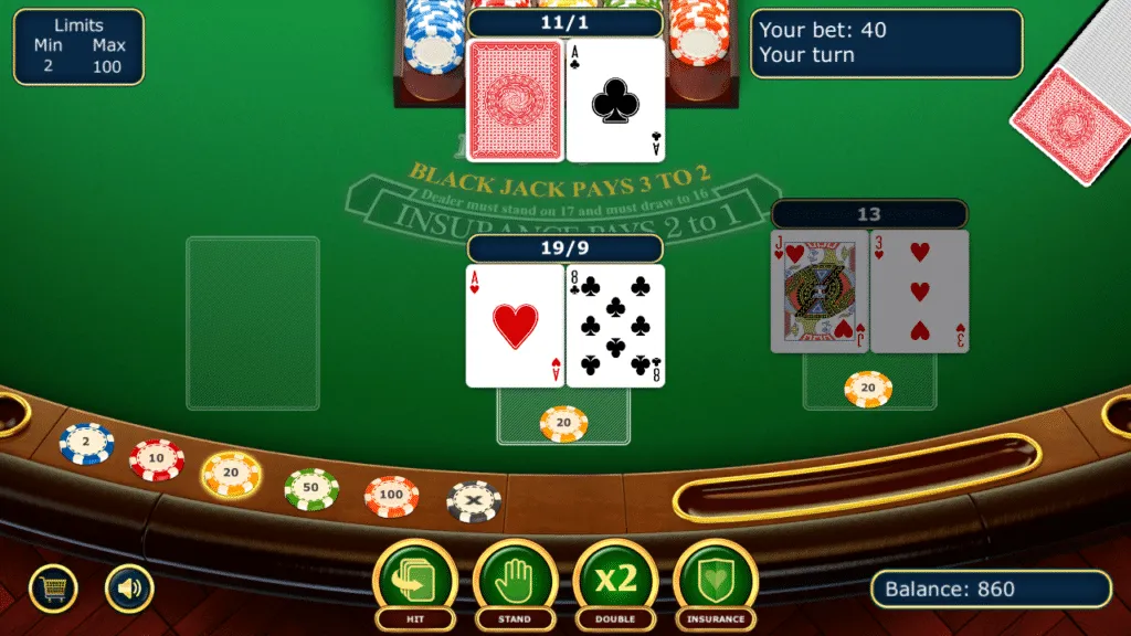 Blackjack online