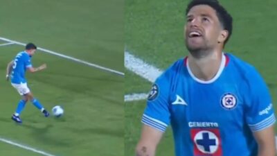 Nacho Rivero comete un completo oso en el duelo del Cruz Azul frente al Real Hope