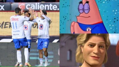 Cruz Azul triunfa ante los Xolos de Tijuana y se lleva los mejores MEMES: así celebró la afición celeste