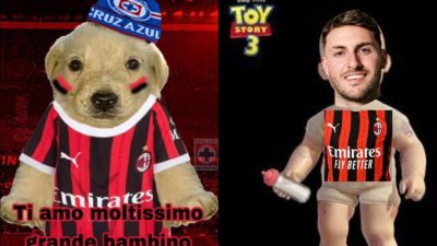 Santiago Giménez conquista los mejores MEMES tras estrenarse como goleador con el Milan