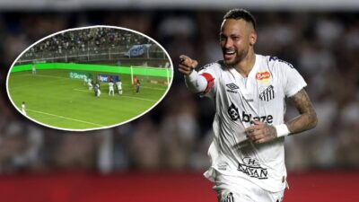 Así fue el gol olímpico con el que Neymar silenció las rechiflas que le lanzaban desde las gradas