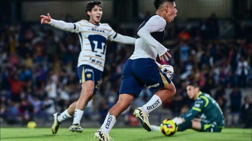 Pumas consigue victoria de último minuto ante Mazatlán FC en el Olímpico Universitario