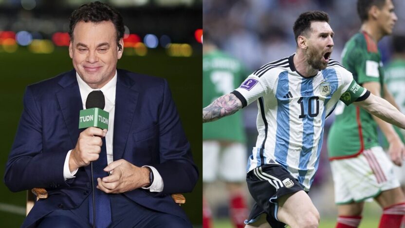 David Faitelson coincide con Lionel Messi; "No hay comparación entre Argentina y México"