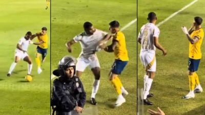 Brian Rodríguez se salvó de un codazo en el triunfo ante Tigres; usuarios reaccionan en redes