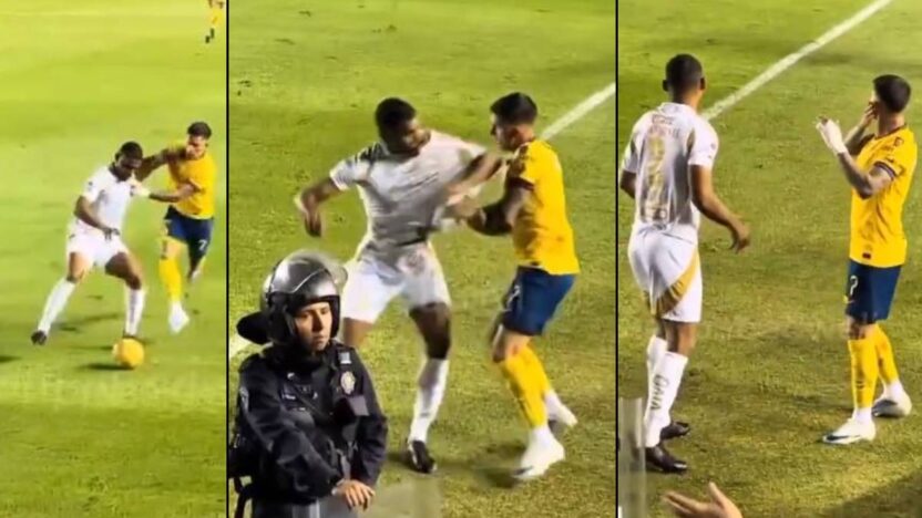 Brian Rodríguez se salvó de un codazo en el triunfo ante Tigres; usuarios reaccionan en redes