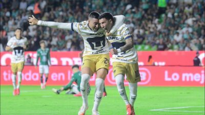 Pumas vino de atrás para remontar y vencer al León y, de paso, meterse en zona de Play-in